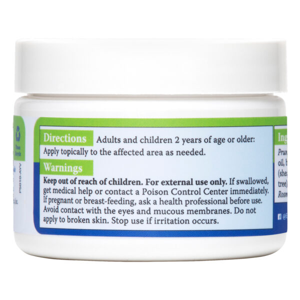 Side of Tea Tree Oil Balm Jar
